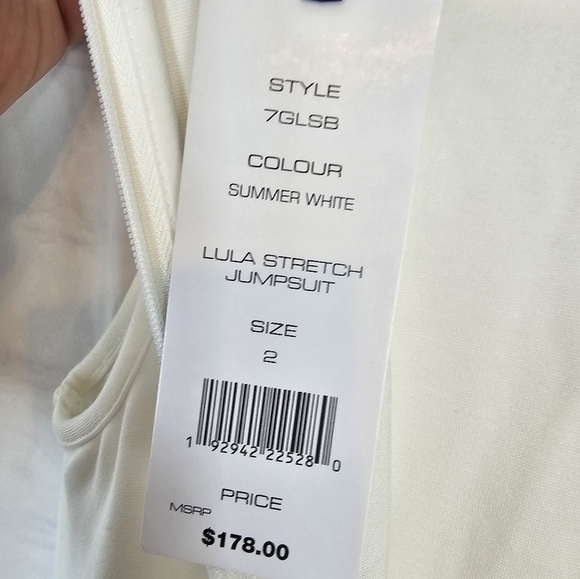 Nwt French Connection Sundae Lula Sleeveless Jumpsuit Summer White 4 - Picture 10 of 11